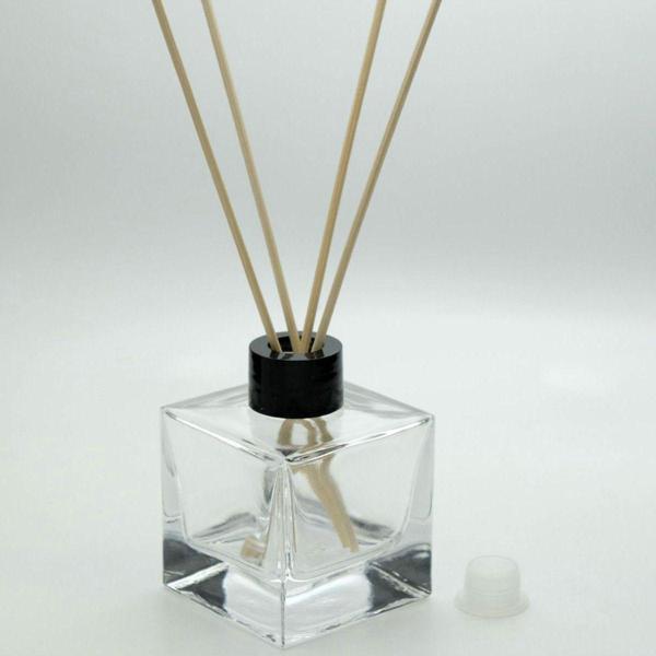 D&B Yol Parfüm Şişesi 110 Ml 3 Adet Kare Bambu Boş Şişe - Image 1