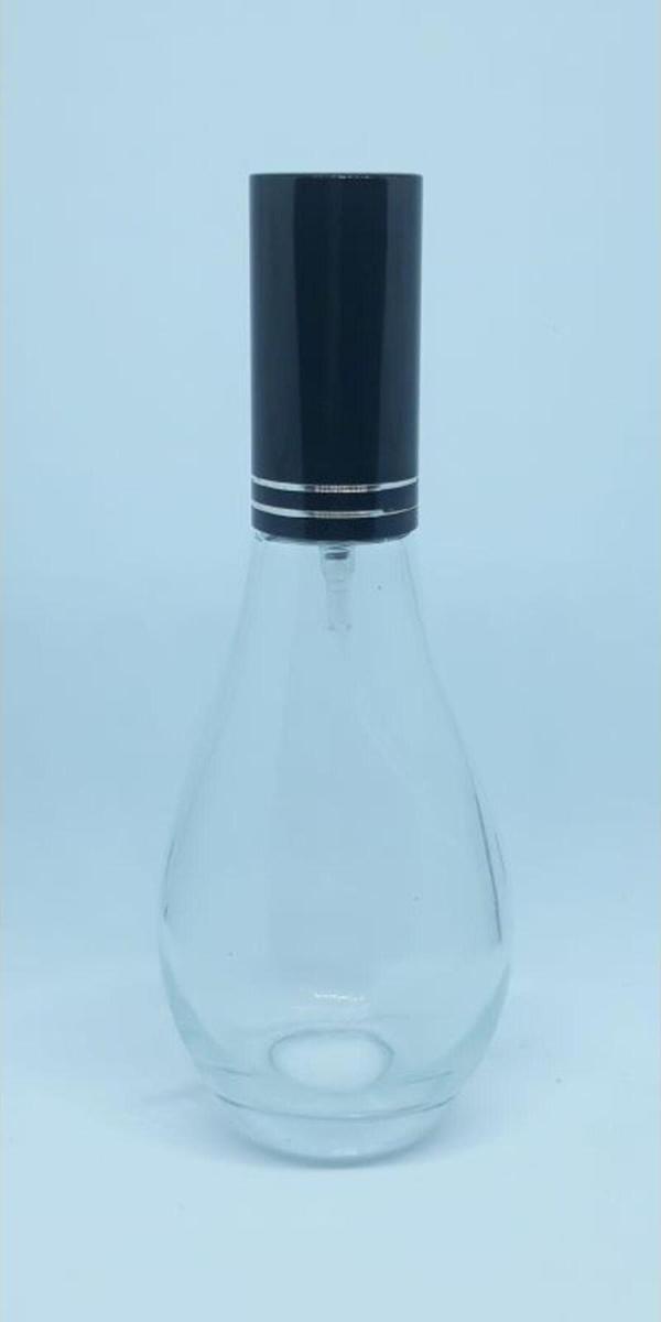 D&B Yol Parfüm Şişesi 70 Ml (2 Adet) (Tekrar Doldurulabilir) Boş Ampul Şişe Siyah Kapak Plastik Valf - Image 1
