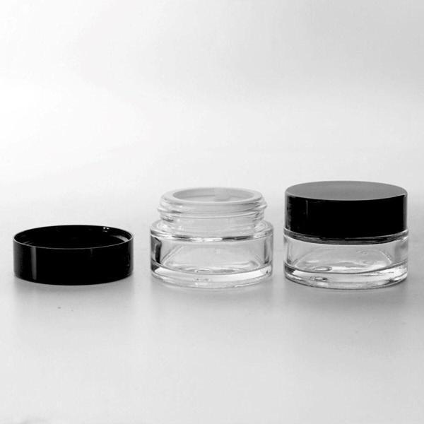D&B Yol Krem Kutusu 20 Ml (2 Adet) Boş Şeffaf Cam Kavanoz - Image 1