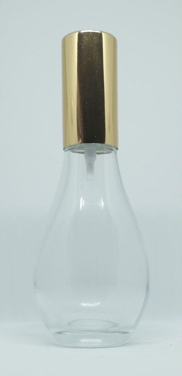 D&B Yol Boş Parfüm Şişesi 70 Ml (2 Adet) (Tekrar Doldurulabilir) Boş Ampul Şişe Sarı Kapak Plastik Valf - Image 1