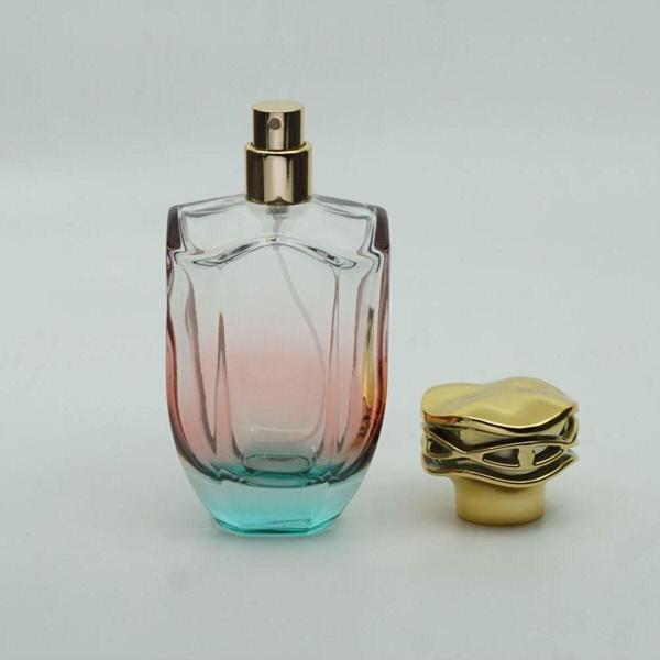 D&B Yol Parfüm Şişesi 100 Ml 5 Adet (Aparat İlke Kapatılan-Kolay Kapama) Çift Renkli Oval Model - Image 1