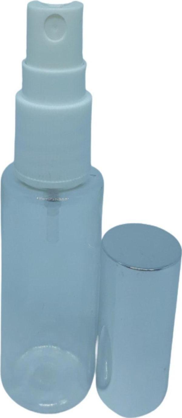 D&B Yol Parfüm Ve Kolonya Şişesi 50 Ml 5 Adet (Tekrar Doldurulabilir) Siyah Sprey Boş Plastik - Image 1