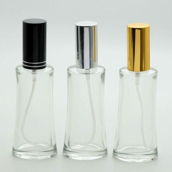 D&B Yol Boş Parfüm Şişesi 50 Ml (10 Adet) Siyah Kapak Metal Valf Eyfel (Tekrar Doldurulabilir) Boş Şişe - Image 1