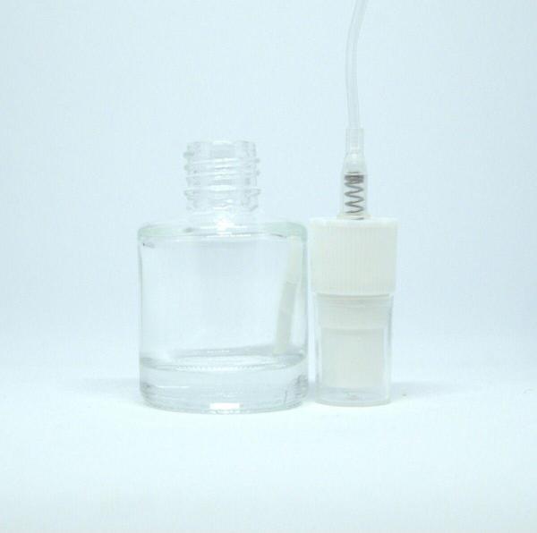 D&B Yol Parfüm Ve Kolonya Şişesi 8 Ml 10 Adet (Tekrar Doldurulabilir) Boş Silindircam Beyaz Sprey Şişe - Image 1