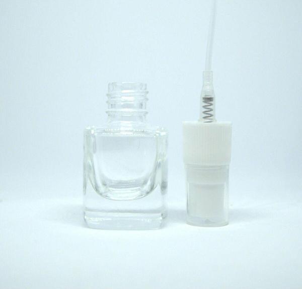 D&B Yol Boş Parfüm Ve Kolonya Şişesi 5 Ml 10 Adet (Tekrar Doldurulabilir) Boş Cam Beyaz Sprey Şişe - Image 1