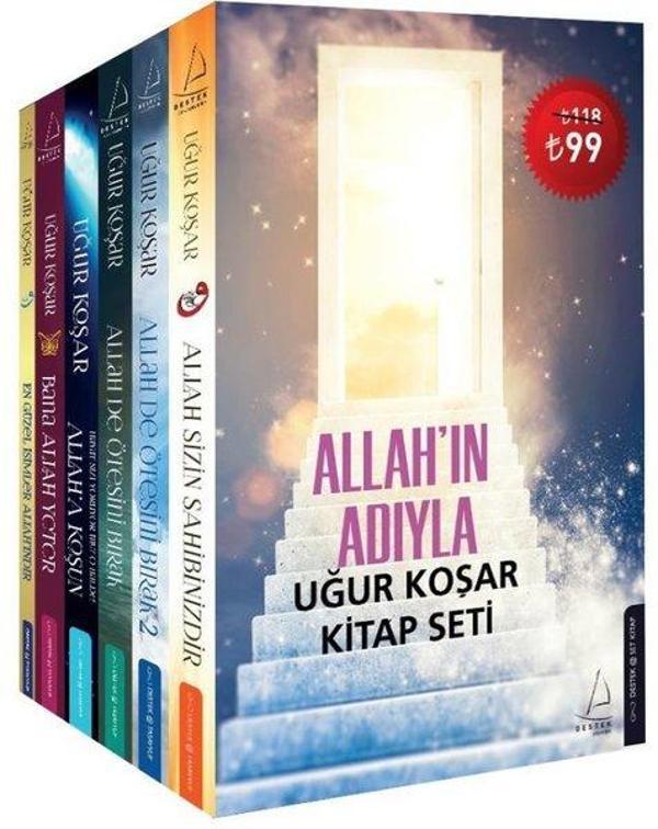 Allah'ın Adıyla Uğur Koşar Kitap Seti-6 Kitap Takım - Destek Yayınları - Image 1