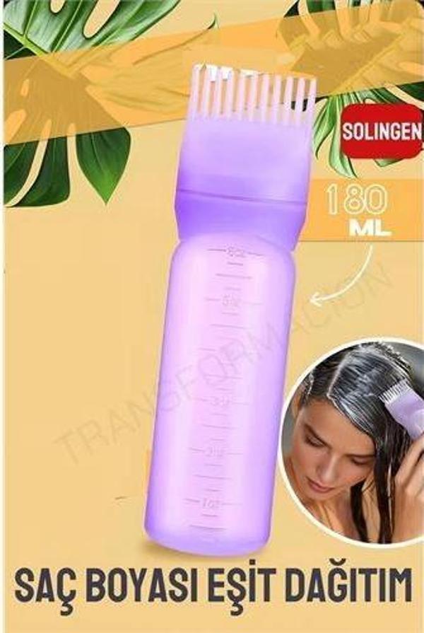 BUĞZ  Saç Boyası Eşit Dağıtım Şişesi Doldurulabilir Taraklı Aplikatör  Solingen Professional - Image 1