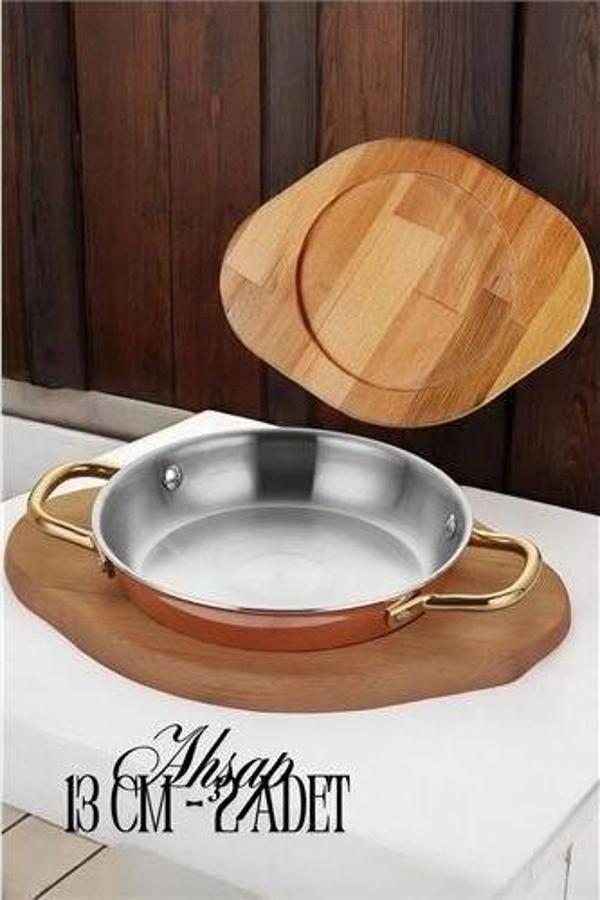 BUĞZ Ahşap Sahan Altlığı 2 ADET 13 cm - Image 1