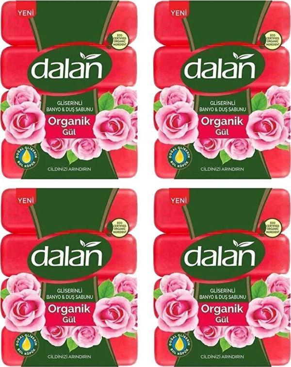 Dalan Gliserinli Gül Banyo & Duş Sabunu 4X150 G 4 Paket - Image 1