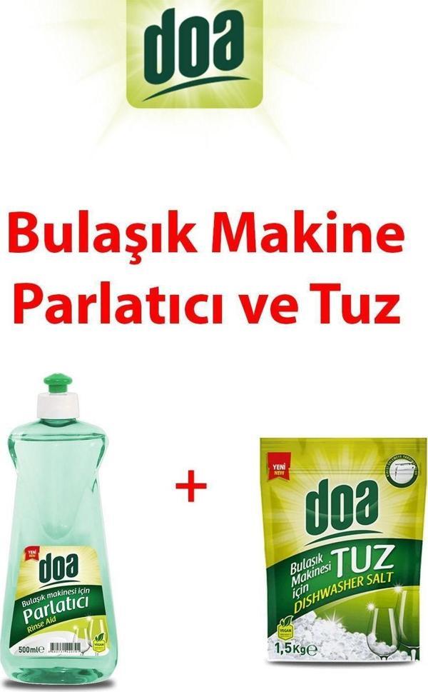 Lissehome Doa Bulaşık Makinesi Parlatıcı 500Ml Ve Tuz 1.5Kg - Image 1