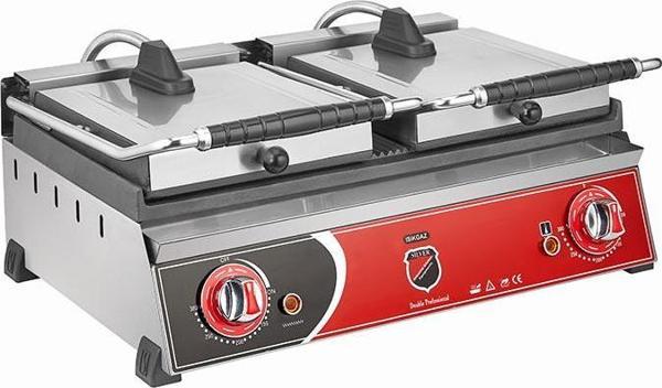 Işıkgaz Elektrikli, Çift Kapaklı Hamburger Tost Makinesi - Image 1
