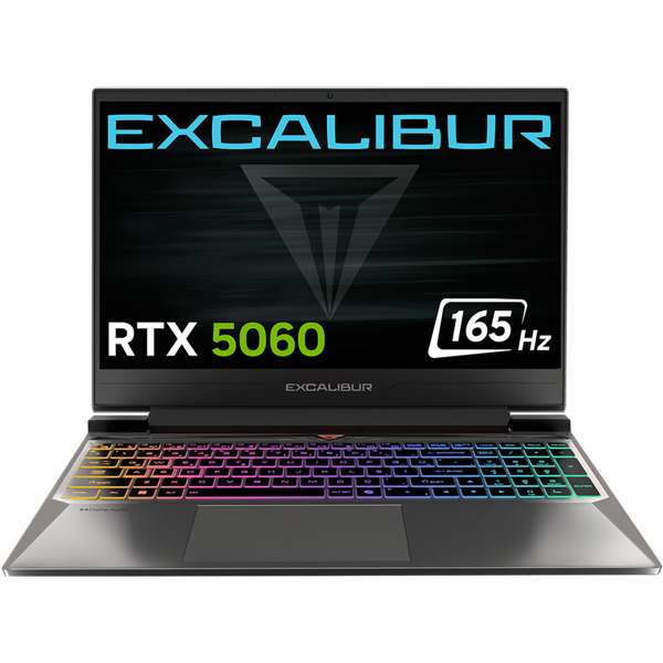 Casper Excalibur G870 Series 2 Intel Core 7-240H 32GB 1TB 8GB RTX5060 165HZ 15.6" W11H Gaming Laptop G870.240H-DF60A-C - Image 1