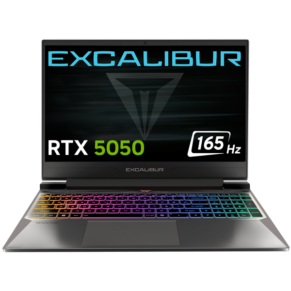 Casper Excalibur G880 i7-13620H 16GB 1TB 8GB RTX5050 165HZ 15.6" Freedos Gaming Laptop G880.1362-BF50X-C - Image 1