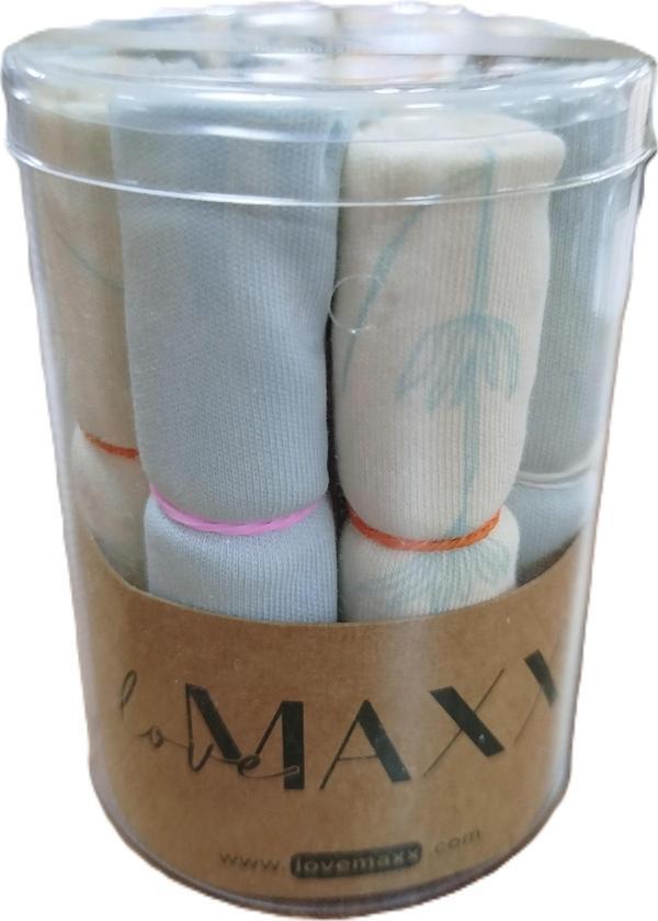 LOVEMAXX 10LU KIZ MÜSLİN MENDİL KUTU Mint Yeşili - Image 1