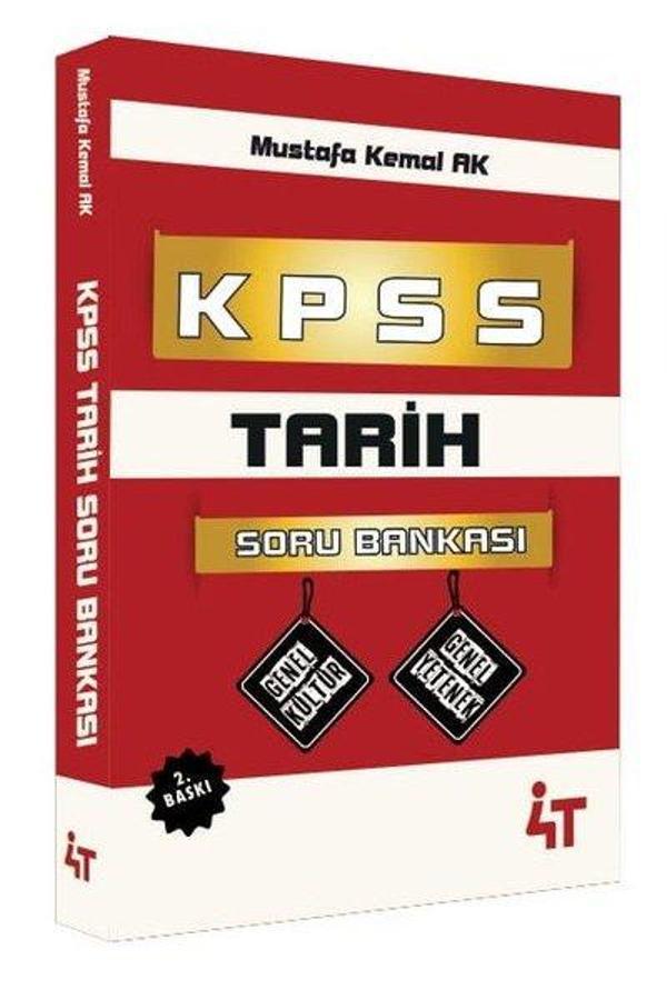 2020 KPSS Tarih Soru Bankası - 4T  Yayınları - Image 1