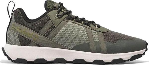 Timberland Low Lace Up Sneaker Erkek Günlük Ayakkabı Tb0A6B3Heq61 Haki - Image 1
