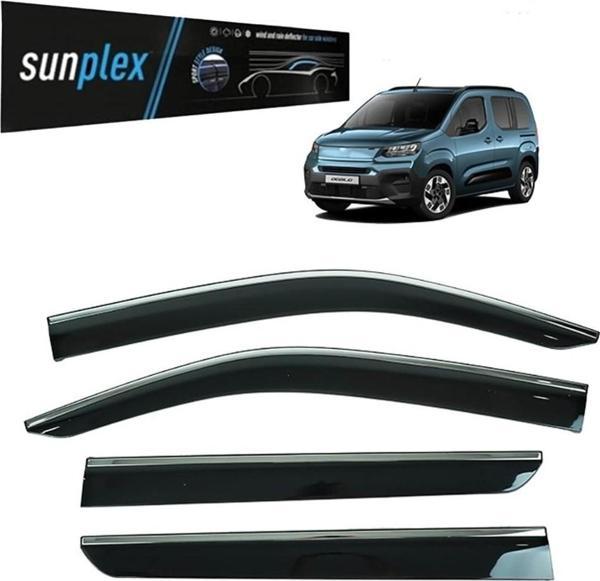 Sunplex Kromlu Cam Rüzgarlığı Fiat Doblo 2023-Sonrası ile uyumlu - Image 1