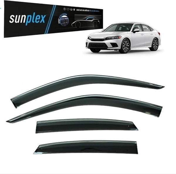 Sunplex Kromlu Cam Rüzgarlığı Honda Civic 2022-2025 ile uyumlu - Image 1