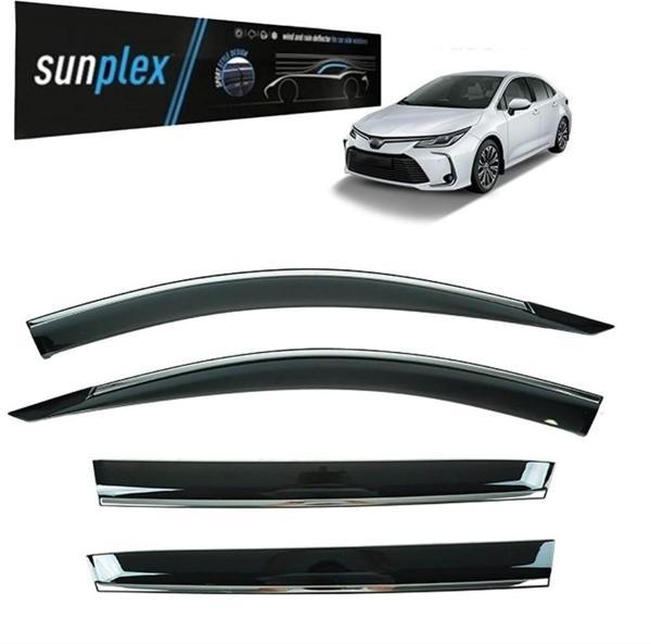 Sunplex Kromlu Cam Rüzgarlığı Toyota Corolla 2019-2024 ile uyumlu - Image 1
