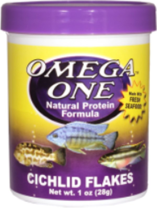 Omega One Cichlid Flakes 50gr Açık - Image 1