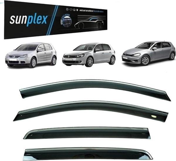 Sunplex Kromlu Cam Rüzgarlığı Volkswagen Golf 5-6-7 2003-2022 ile uyumlu - Image 1