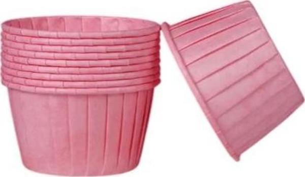 Cupcake/Muffin /Suffle Kek Kapsülü Pembe 50 Li - Image 1
