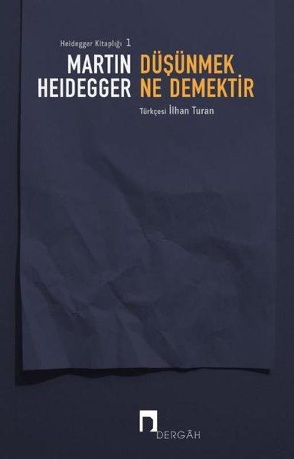 Düşünmek Ne Demektir - Dergah Yayınları - Image 1