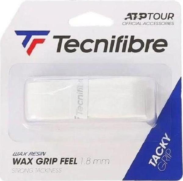 Tecnifibre Wax Grip Feel 1.8 mm Beyaz Ana Grip 51ATPWAFWH - Image 1