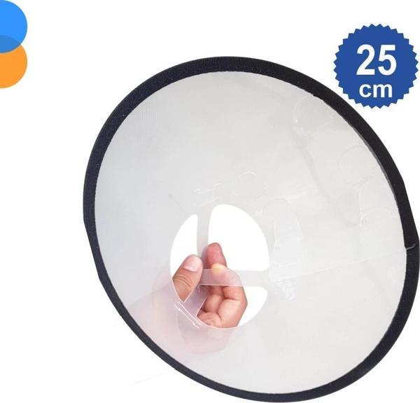 Bustark Kedi Köpek Elizabeth Kauçuk Dikişli Yakalık 25cm - Image 1