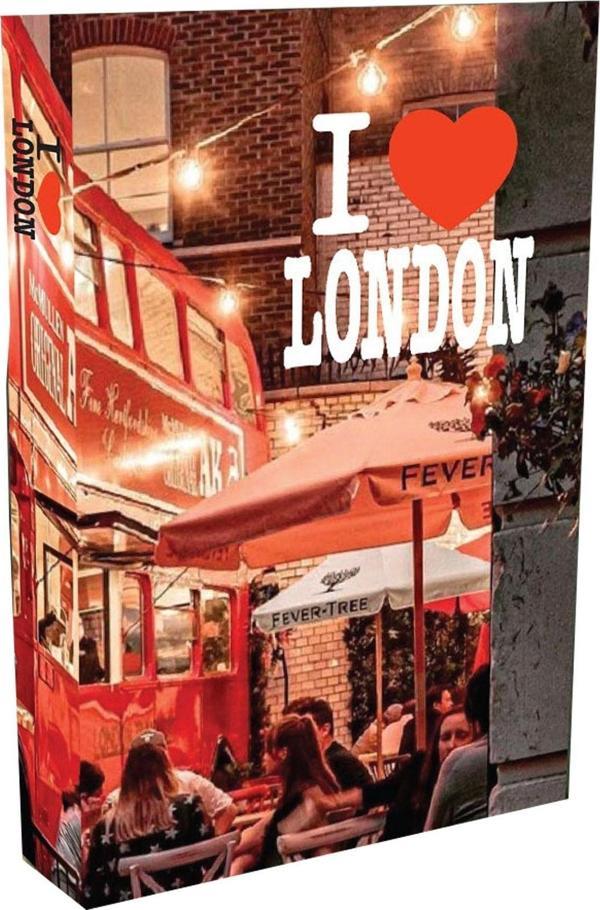 Biseystore058 London Dekoratif Kitap Kutusu - Image 1