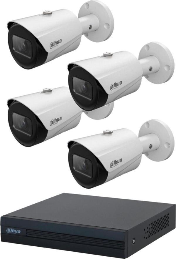 Dahua 2 Mp 4 Kameralı Ip Güvenlik Kamera Seti (Starlight) - Image 1