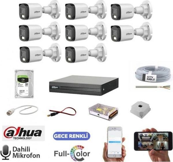 Dahua 8 Li Renkli Full Set - Image 1