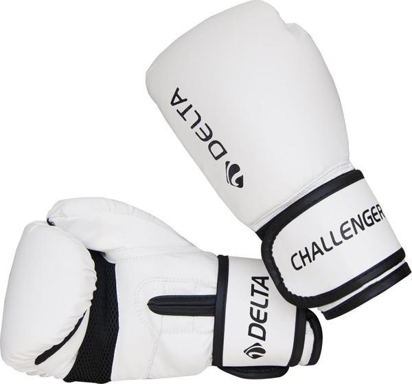 Delta Challenger Dura-Strong Beyaz-Siyah Boks Eldiveni  10 - Image 1