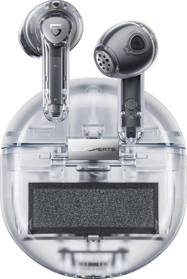 Soundpeats Air4 TWS Şeffaf Siyah Kulak İçi Bluetooth Kulaklık - Image 1