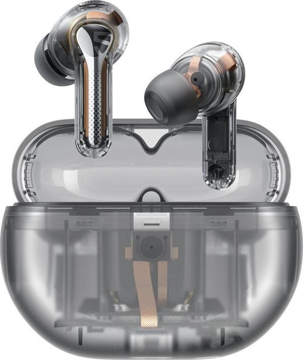 Soundpeats Capsule3 Pro TWS Şeffaf Siyah Kulak İçi Bluetooth Kulaklık - Image 1