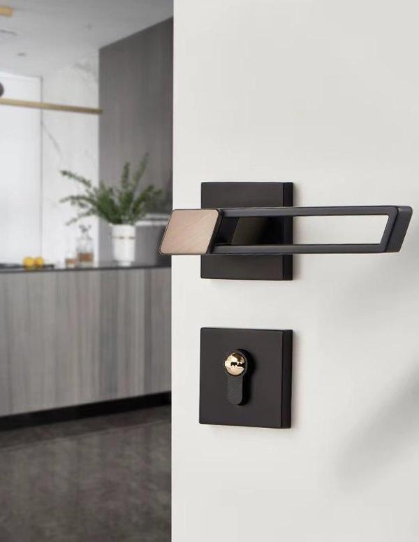 Minkingden 9903 Minimalist Sessiz Kapı Kolu Kilit Seti  - Image 1