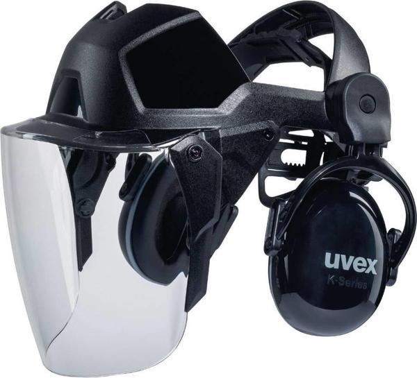 Uvex 9790212 Pheos FaceGuard PC Visor GHS Yüz Koruma ve Kulak Koruması ile - Image 1