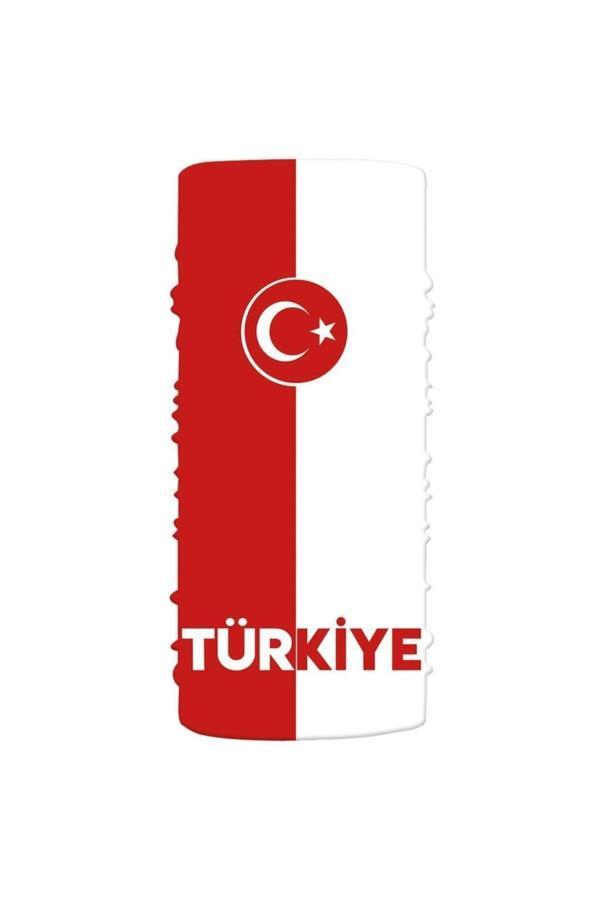 Knmaster Türkiye Kırmızı Beyaz Ay Yıldız Buff Bandana Boyunluk Maske Türk Markası - Image 1
