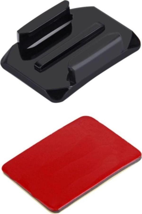 Knmaster Gopro Uyumlu Oval Zemin 3M Yapıştırma Aparatı - Image 1
