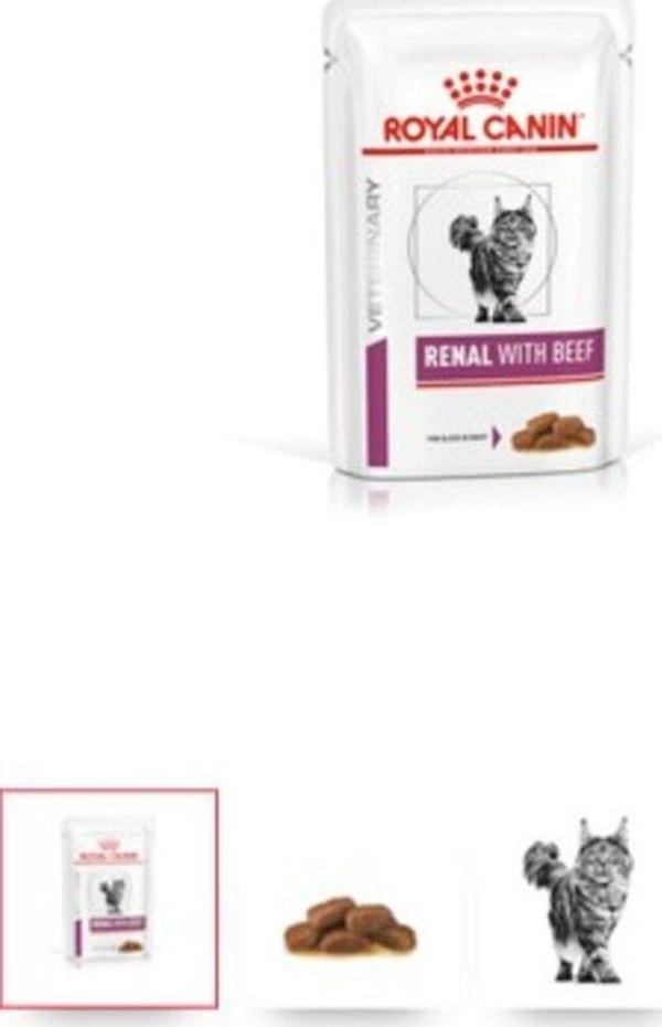 Royal Canin R. Canin Renal With Beef Yaş Kedi Maması 12 X 85 Gr. - Image 1