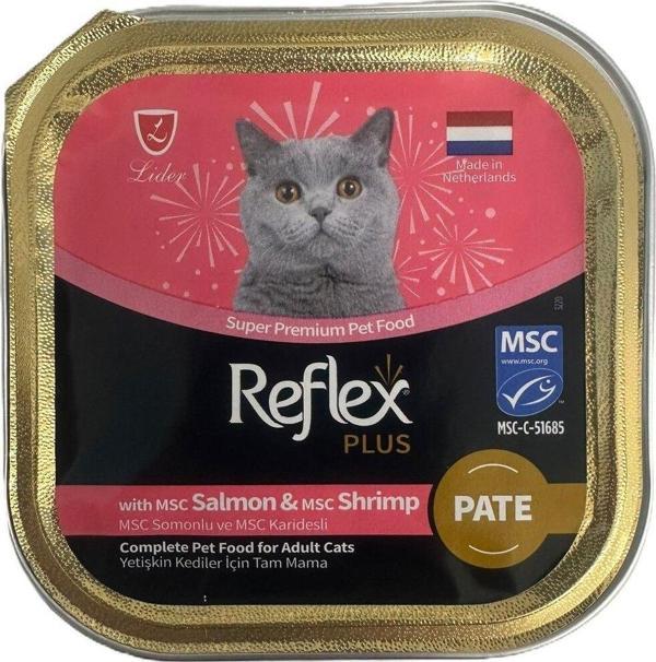 Refleks Somonlu Karidesli Kedi Yaş Maması 85 Gr - Image 1