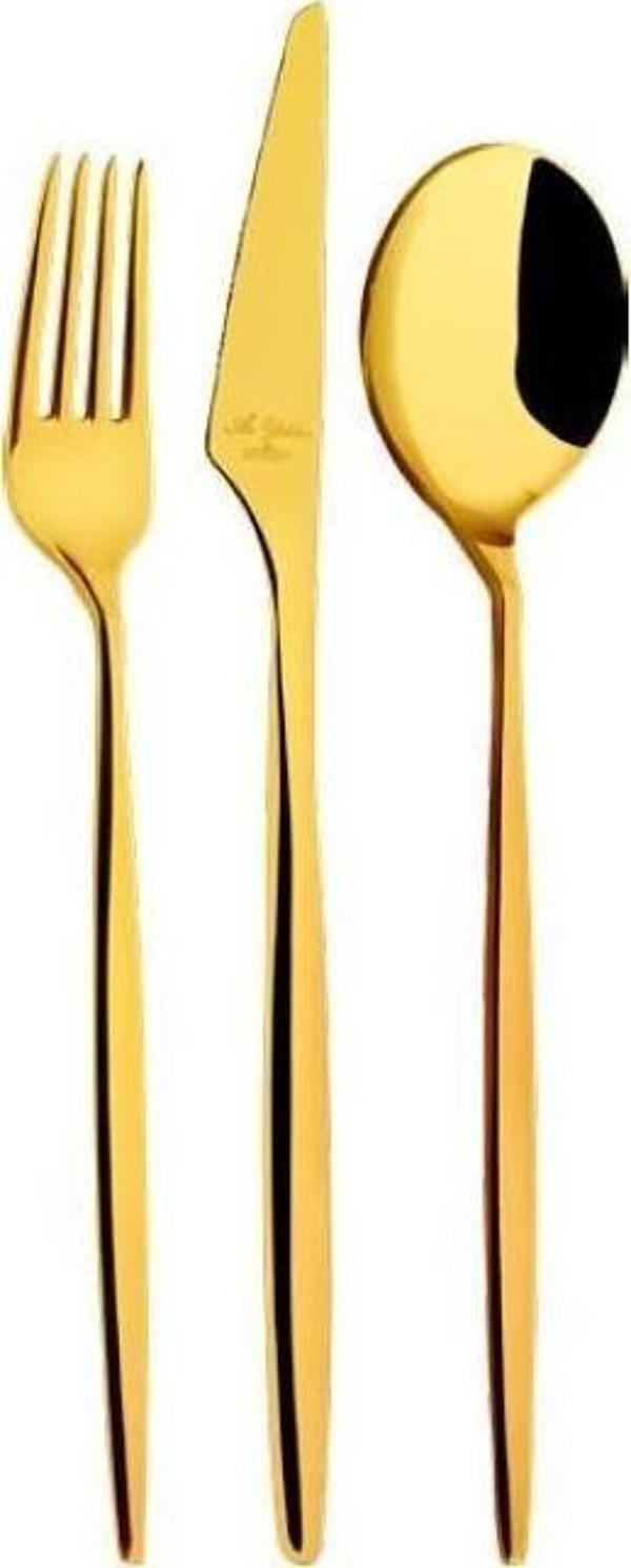 Aryıldz Studio Prestige Pvd Gold 89 Parça 12 Kişilik Çatal Kaşık Bıçak Takımı 222584 - Image 1