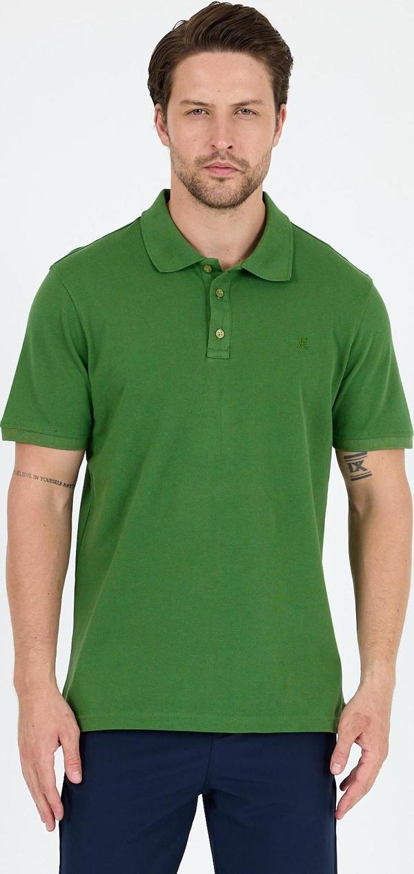 Regular Fit Pamuk Polo Yaka Kısa Kollu Pike Erkek Tişört 0001 - Image 1