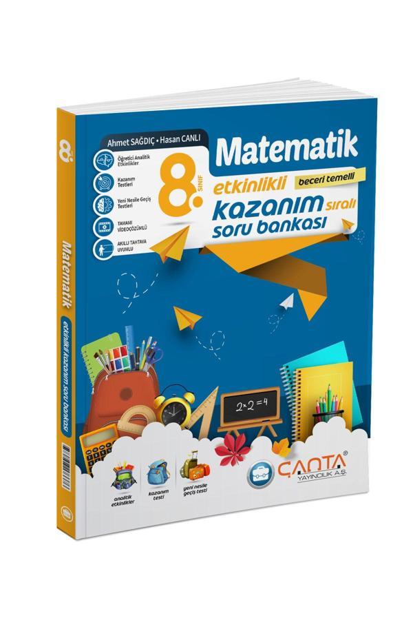 Çanta 8. Sınıf Matematik Etkinlikli Kazanım Soru Bankası - Çanta Yayıncılık - Image 1