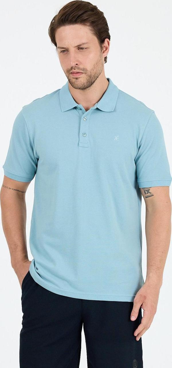 Regular Fit Pamuk Polo Yaka Kısa Kollu Pike Erkek Tişört 0001 - Image 1