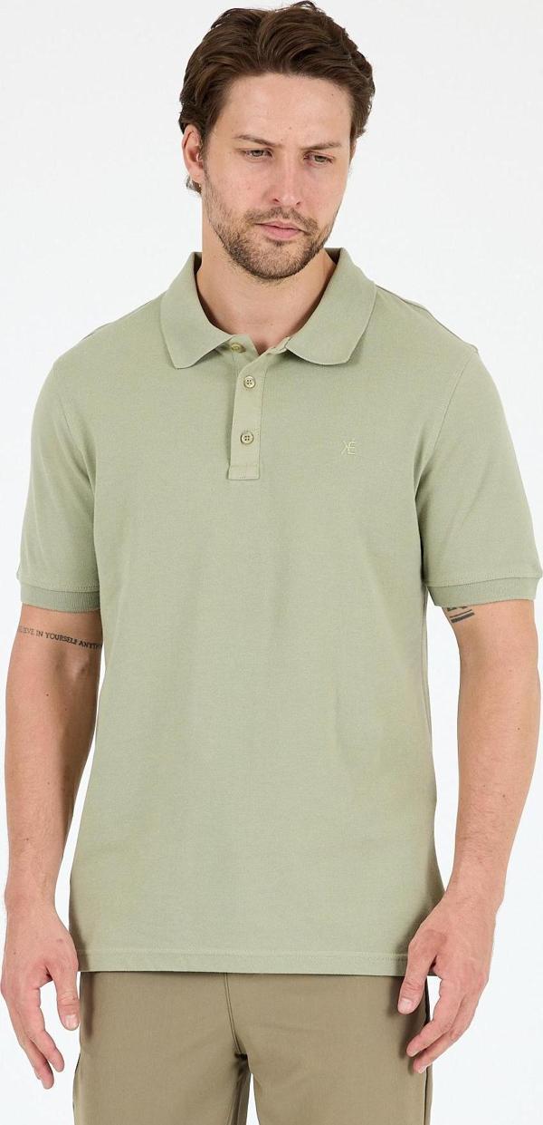 Regular Fit Pamuk Polo Yaka Kısa Kollu Pike Erkek Tişört 0001 - Image 1