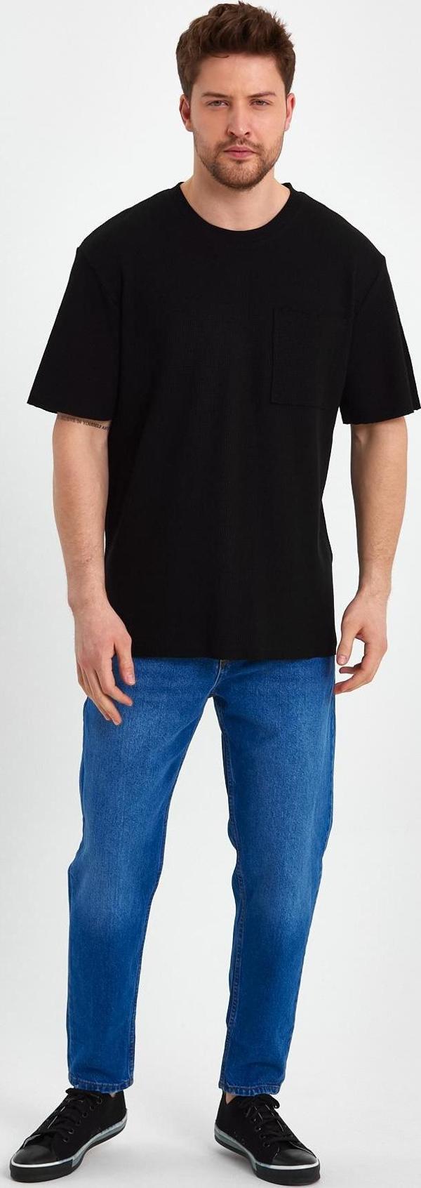 Rodi Bisiklet Yaka Tshirt Gipeli Waffal Relax RD23YE272642 - Image 1