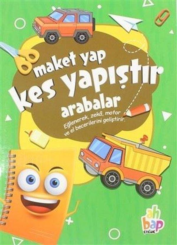 Arabalar-Maket Yap Kes Yapıştır - Ahbap Kitap - Image 1