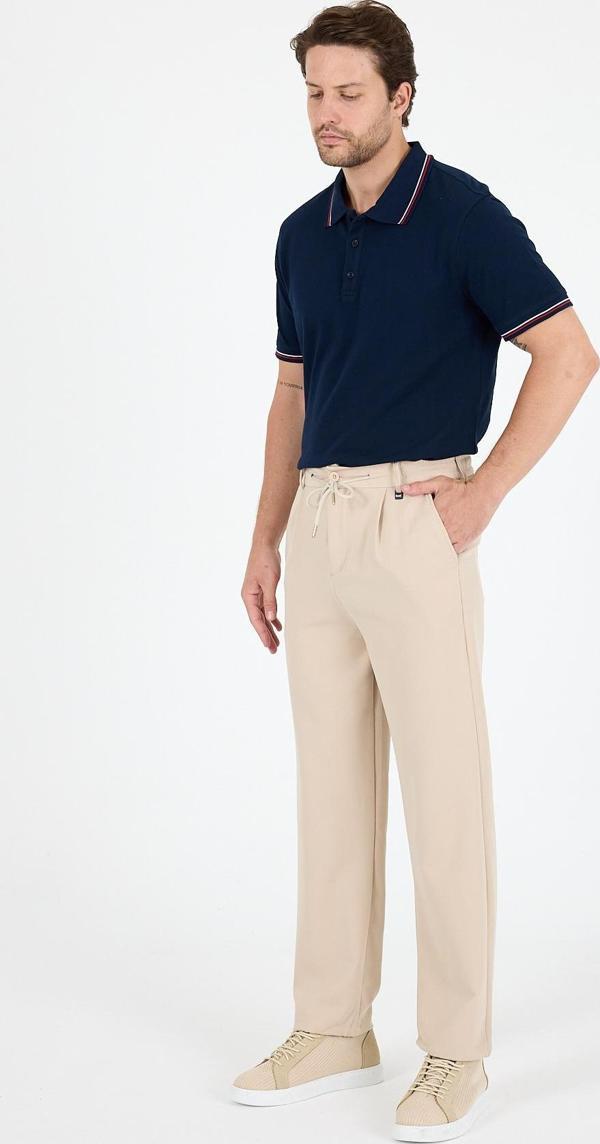 Erkek Duble Paça Baggy Jogger Eşofman Altı Pantolon Rahat Kalıp Günlük Şık Spor Giyim 3665 - Image 1