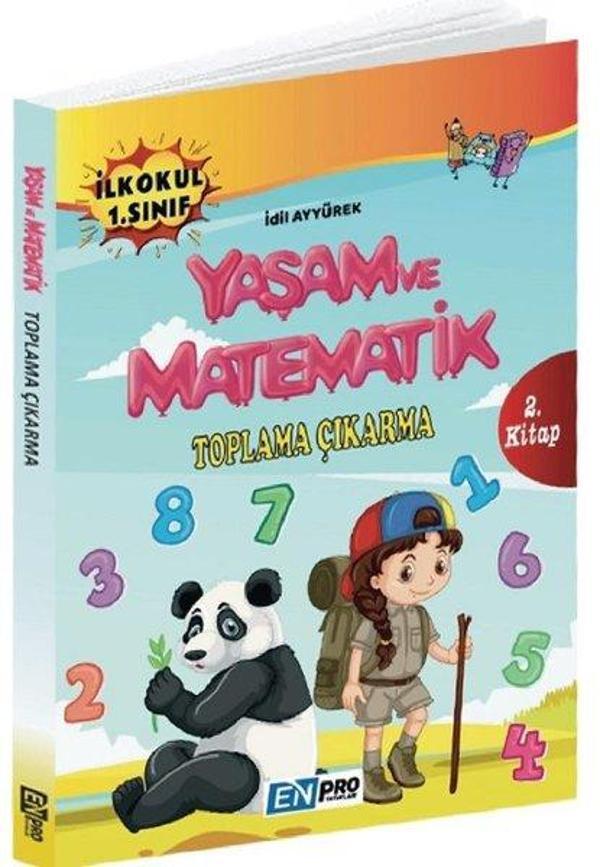 İlkokul 1.Sınıf 2.Kitap-Toplama Çıkarma-Yaşam ve Matematik - Enpro Yayınları - Image 1